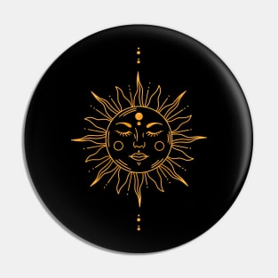 Minimalist Celestial Sun Pin