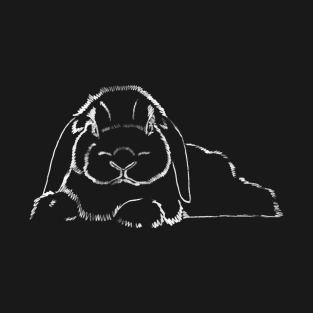 "Grumpy Lop" Jamie's Hand-Drawn Rabbit Collection T-Shirt