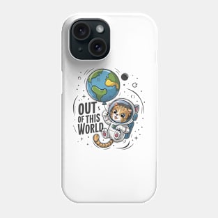 Cosmic Cat Adventure: Out Of This World Phone Case