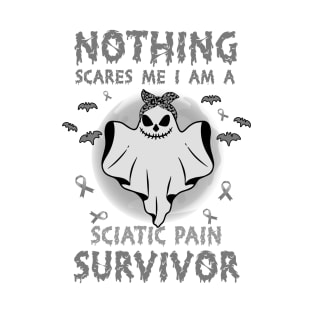 Sciatic Pain Awareness - boo ghost halloween T-Shirt