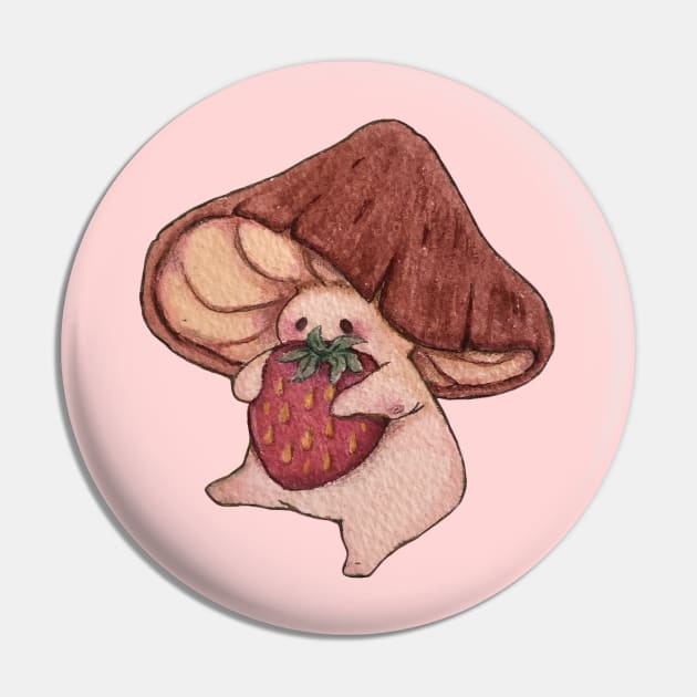 Strawberry Season Pin by fairydropart