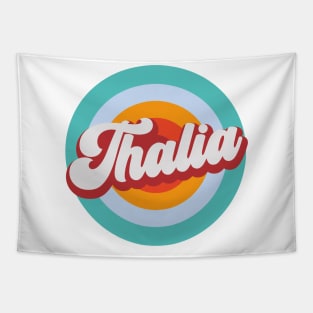 Color Circle With Name Thalia Tapestry