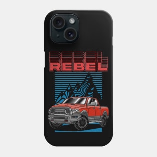 American Pickup Truck RAM 1500 Rebel Phone Case