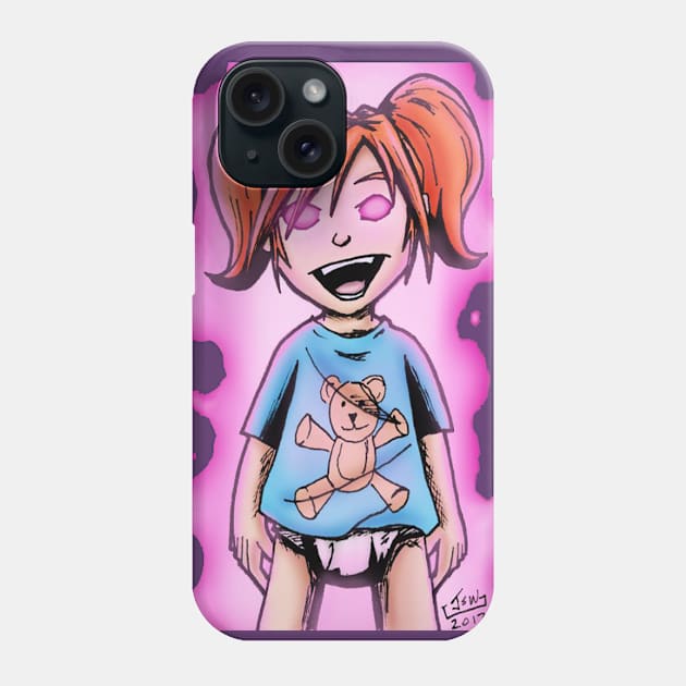 Baby Mop Powered Up! Phone Case by Scotty White