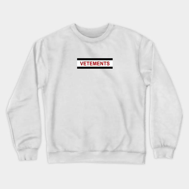 vetements crewneck sweatshirt
