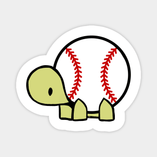 Baseball turtle Magnet