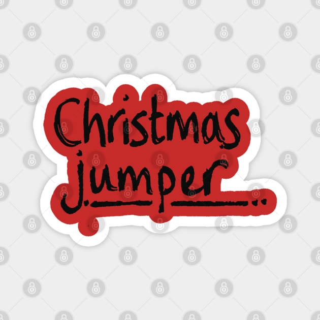 Christmas Jumper Magnet by nloooo