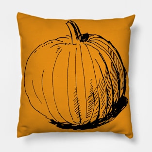 Classic Halloween Pumpkin Pillow