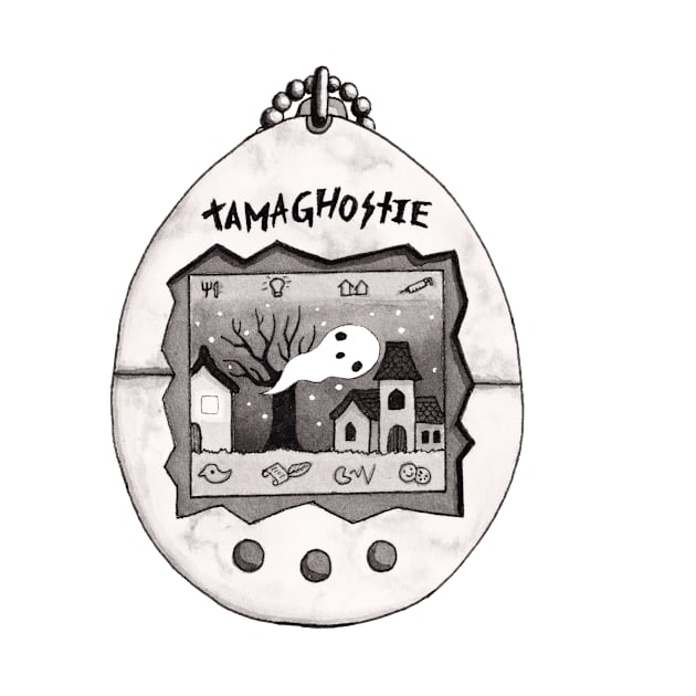 Tamaghostie by Marcies Art Place