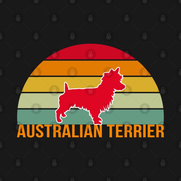 Australian Terrier Vintage Silhouette by seifou252017