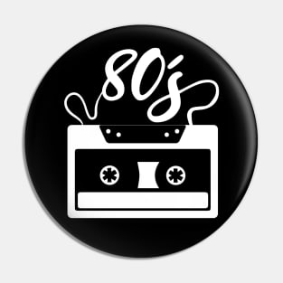 80's Music tape Pin