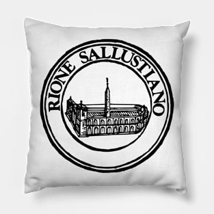 Rione Sallustiano b-text Pillow