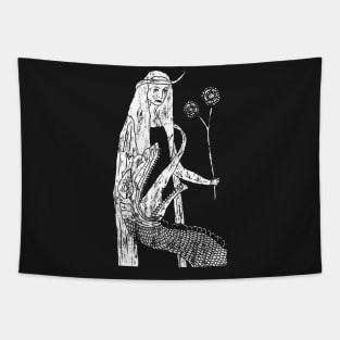 Dragon Girl Tapestry