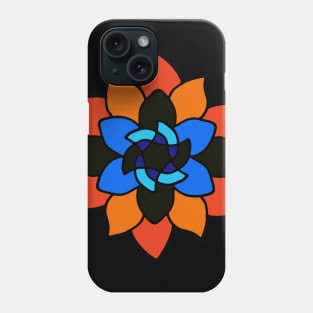 Geometric Retro Flower design Phone Case