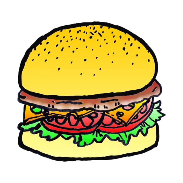 colored burger by ghjura