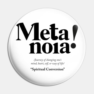 Metanoia - Greek Definition Pin