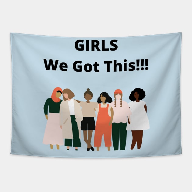 Girls, We rock!! Tapestry by swilbik2@gmail.com