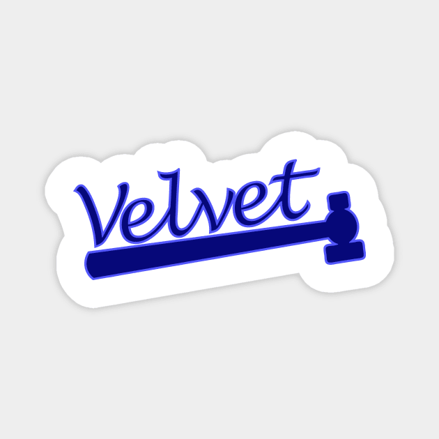 Blue Velvet Magnet by DirtyGoals