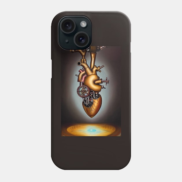 Steampunk mechanical heart Phone Case by Dendros-Studio