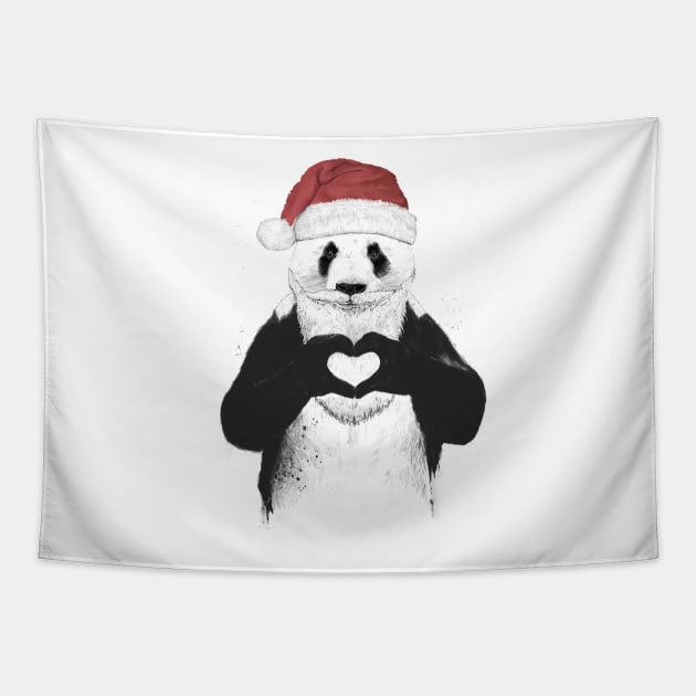 Santa Panda Tapestry by soltib
