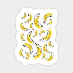 Feel Banana Summer Pattern Magnet