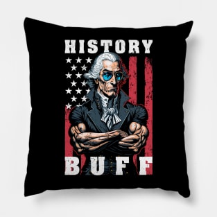 History Buff Funny George Washington Pillow