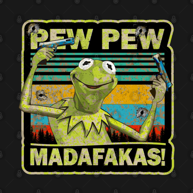 Disover PEW PEW KERMIT - Muppets - T-Shirt