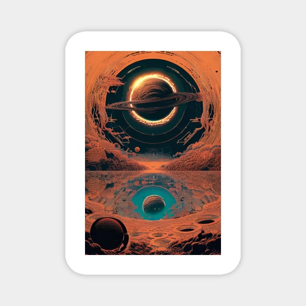 Event Horizon Magnet by EsoteraArt