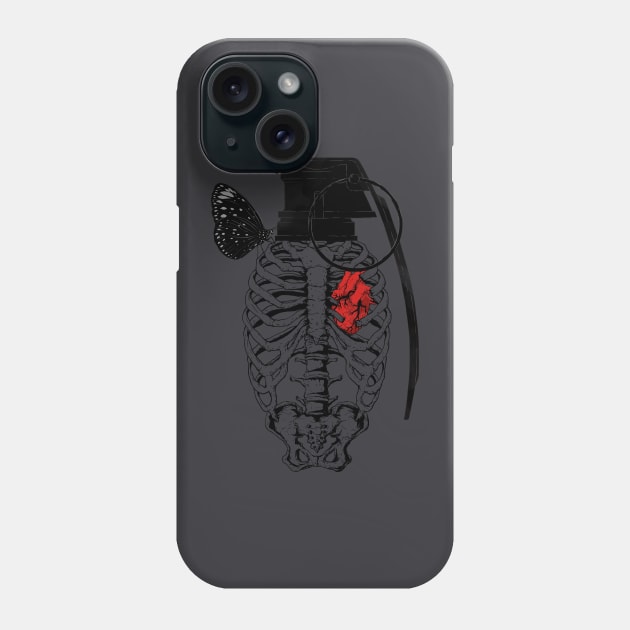 Love Grenade Phone Case by flintsky