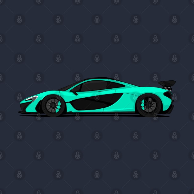 MCLAREN P1 TURQUOISE by VENZ0LIC