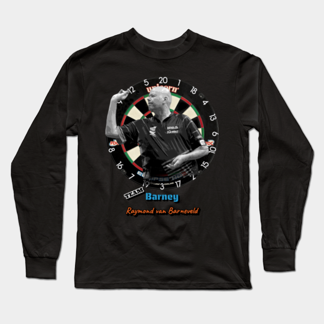 Raymond van Barneveld. A great darts jersey with a professional darts player on it. Whether for a birthday, Christmas, or as a gift in general, it makes great gifting item on