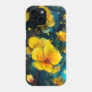 Rainbow flowers Phone Case