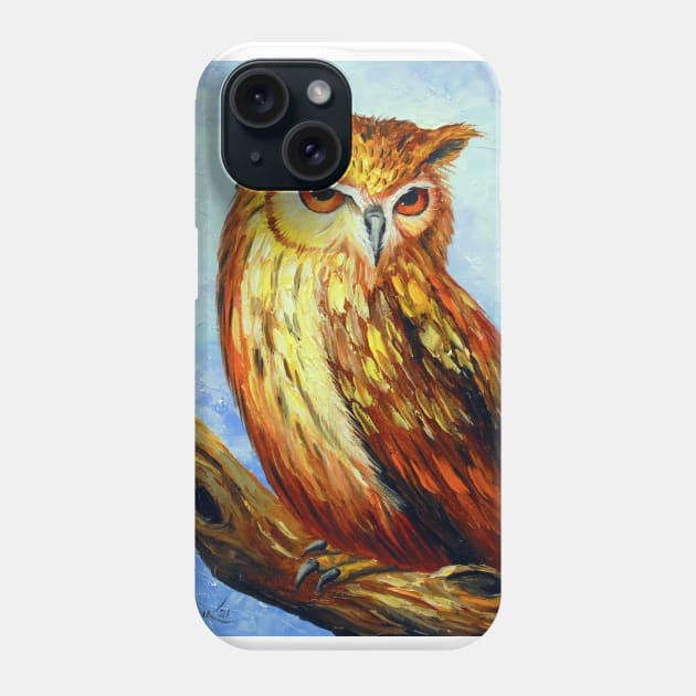 Owl Phone Case by OLHADARCHUKART