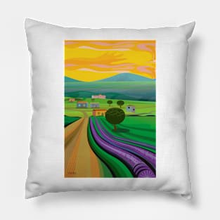 Lavender Fields Pillow