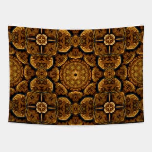 Brown Snakeskin Texture Artistic Pattern Number 4 Tapestry