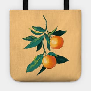 Orange Branch, Citrus Fruit Tote