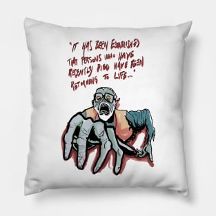 George Romero Tribute Pillow