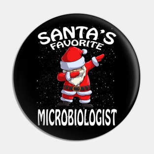 Santas Favorite Microbiologist Christmas Pin