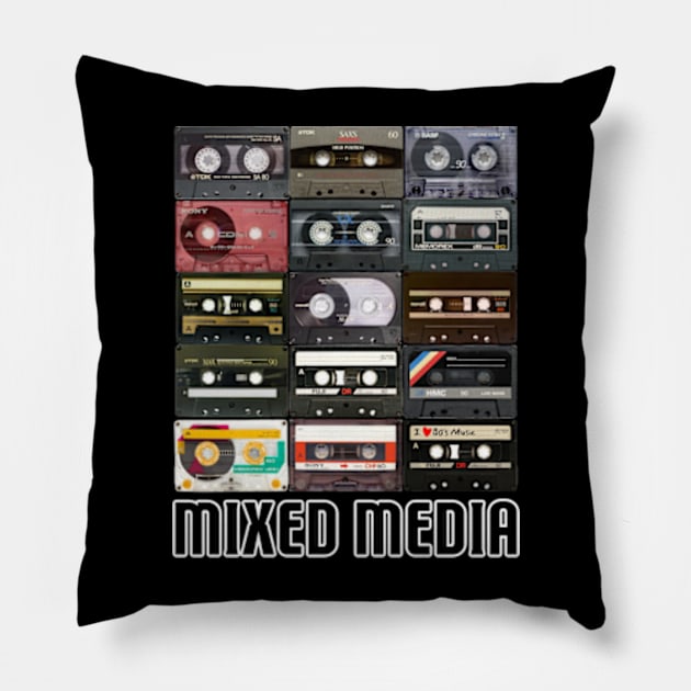 Mixed Media Pillow by David Hurd Designs