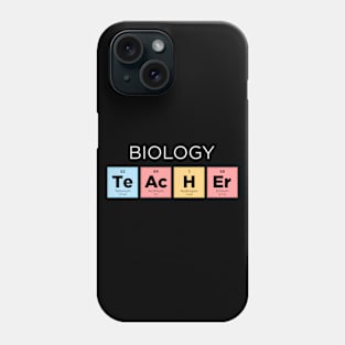 Biology Teacher Periodic Table - Color Phone Case