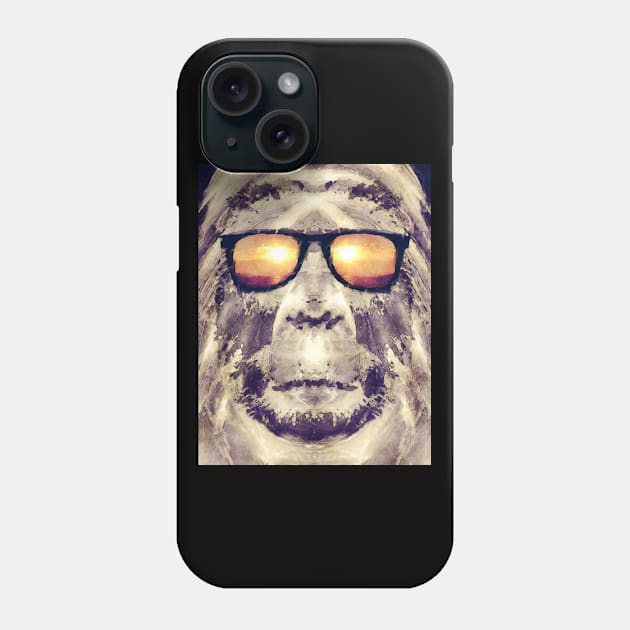 Bigfoot In Shades Phone Case by perkinsdesigns