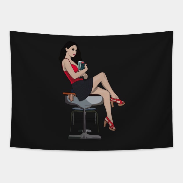 Jennifer’s Body Tapestry by strayheartbja