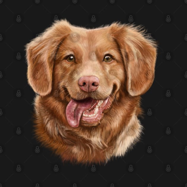 The Duck Tolling Retriever by Elspeth Rose Design