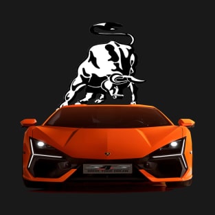 Lamborghini Revuelto Bull Supercar Products T-Shirt