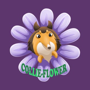 Collie-flower T-Shirt