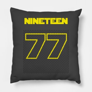 1977 Sci Fi Sports Jersey Effect Pillow