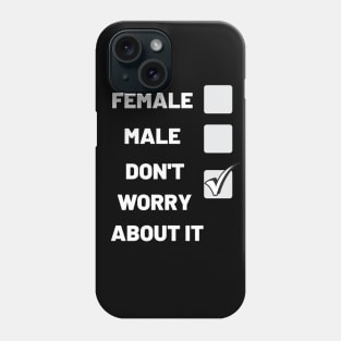 Gender Checklist Phone Case