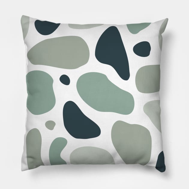 pastel shapes Pillow by Artofcuteness