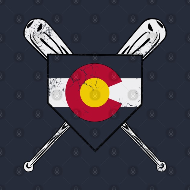 Colorado Baseball Home Plate by E