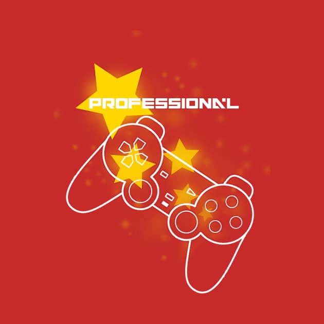 Profeesional  Gamer by TeeQatar